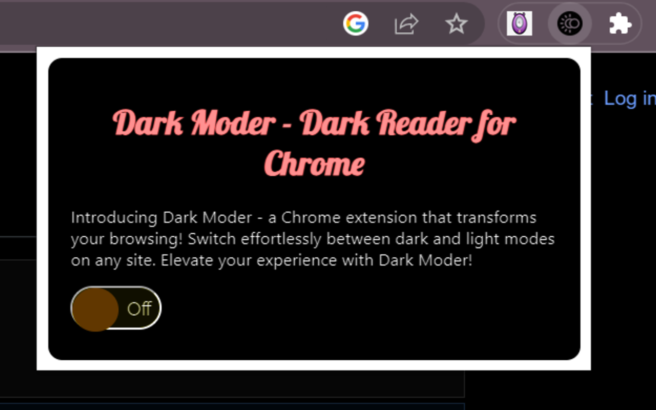 Dark Moder - Dark Reader for Сhrome chrome谷歌浏览器插件_扩展第2张截图