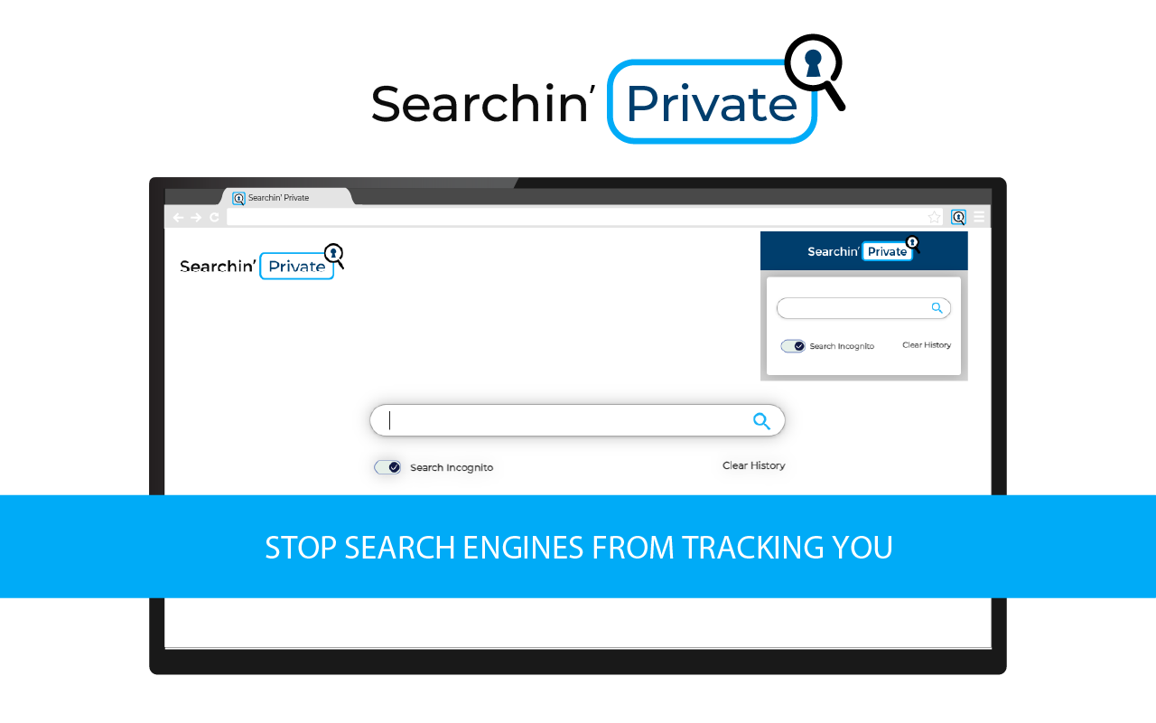 Searchin' Private Secure Browsing chrome谷歌浏览器插件_扩展第1张截图