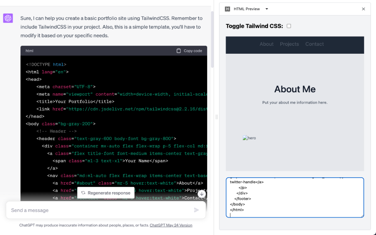 HTML Preview chrome谷歌浏览器插件_扩展第1张截图