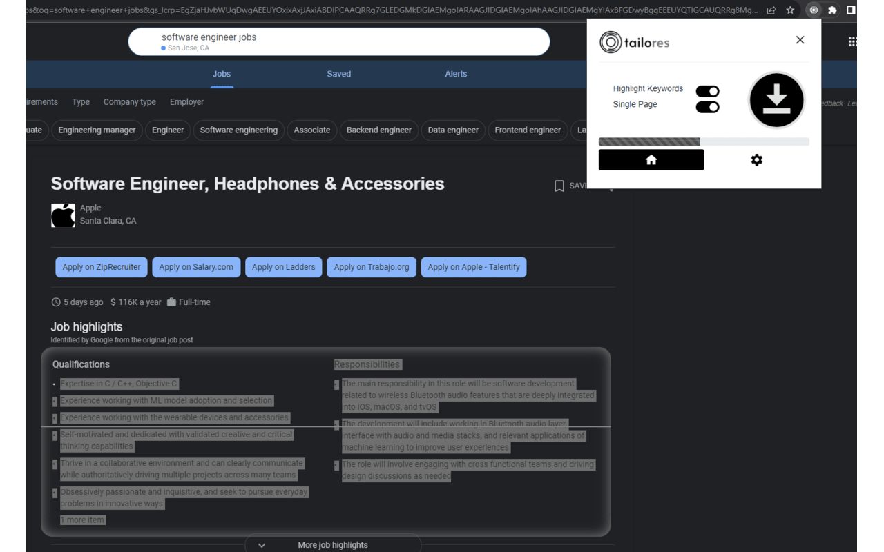 TailoRes chrome谷歌浏览器插件_扩展第1张截图