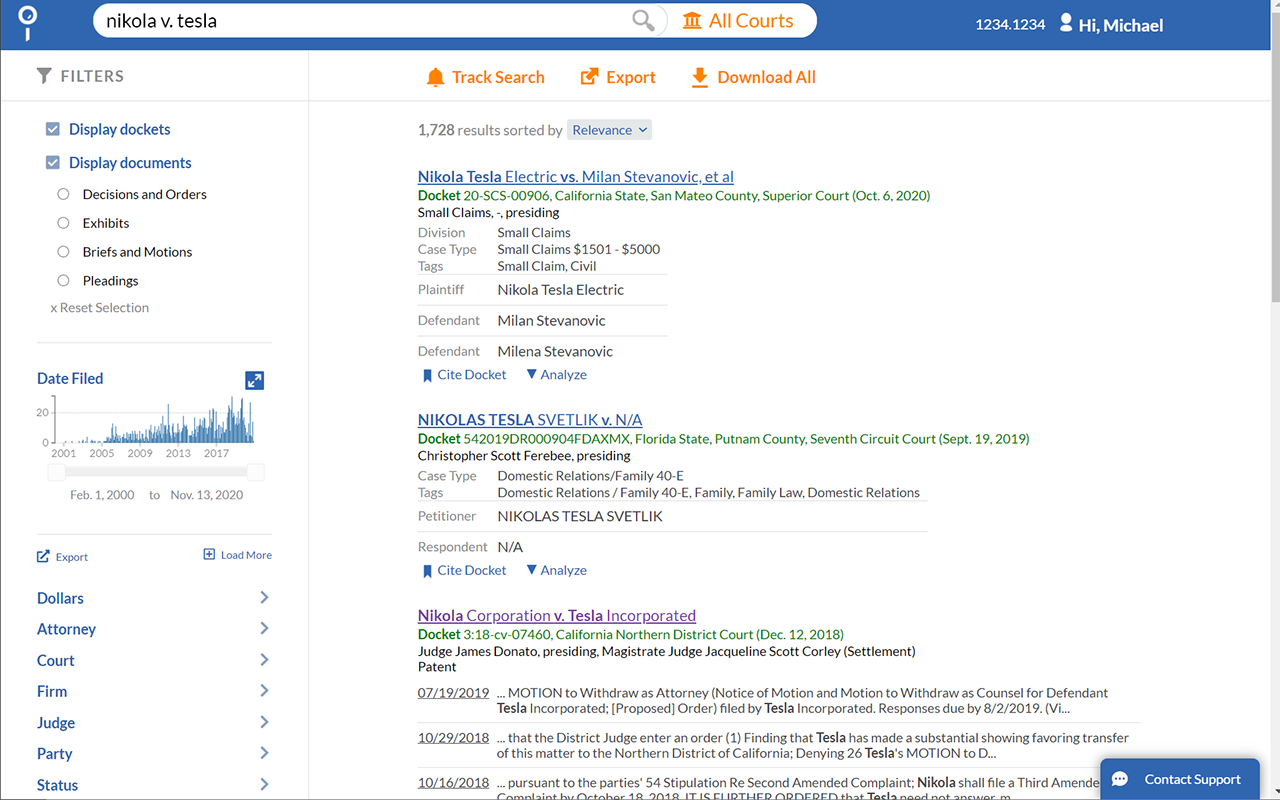 Docket Alarm - Quick Search chrome谷歌浏览器插件_扩展第5张截图