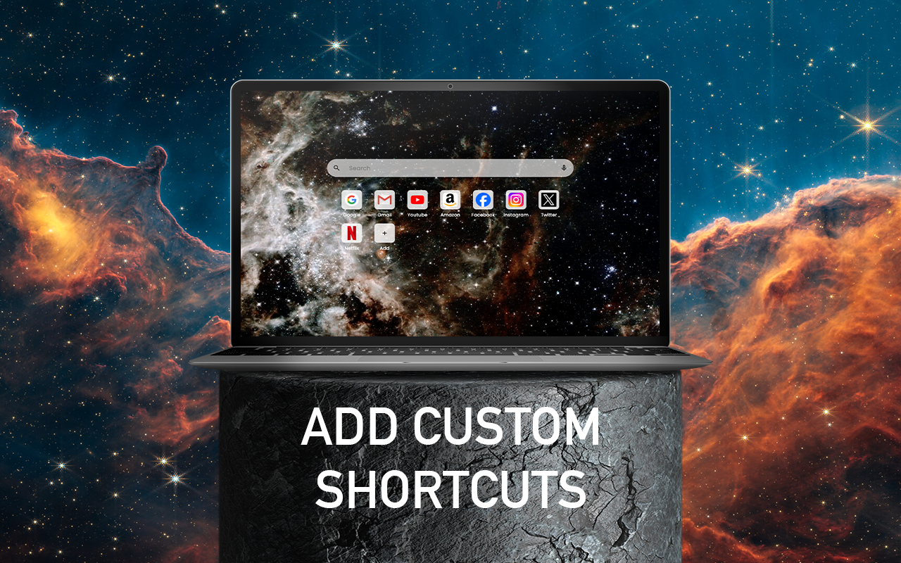 Space Start Page - Live Wallpapers chrome谷歌浏览器插件_扩展第1张截图