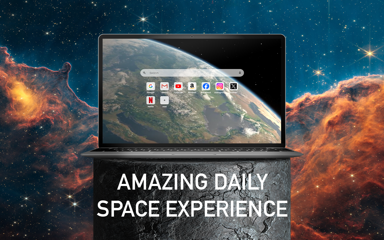 Space Start Page - Live Wallpapers chrome谷歌浏览器插件_扩展第2张截图
