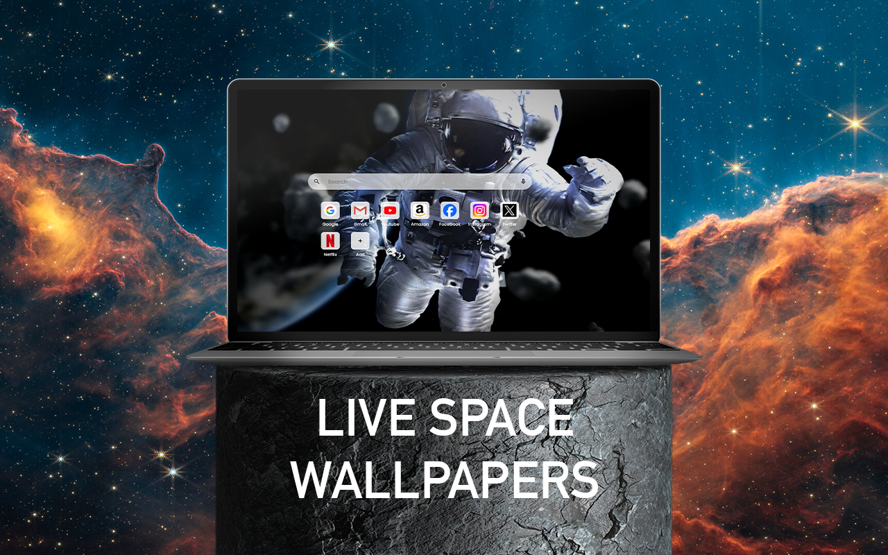 Space Start Page - Live Wallpapers chrome谷歌浏览器插件_扩展第3张截图