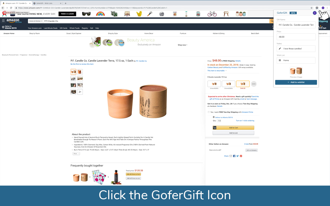 GoferGift chrome谷歌浏览器插件_扩展第3张截图