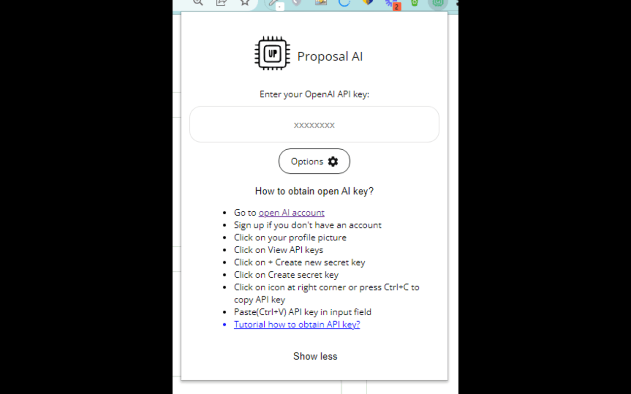 Proposal AI chrome谷歌浏览器插件_扩展第2张截图