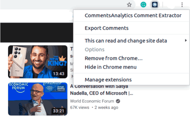CommentsAnalytics Comment Extractor chrome谷歌浏览器插件_扩展第3张截图