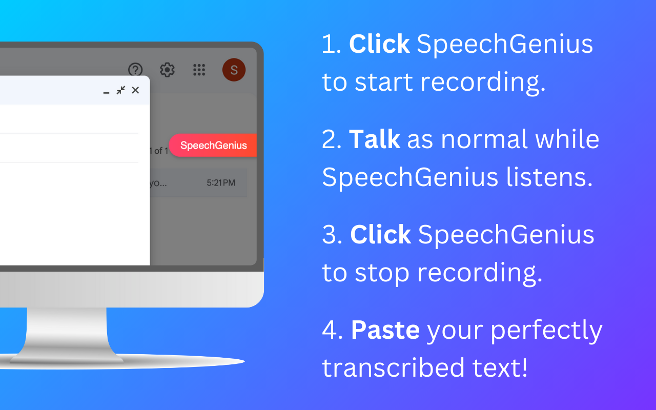 SpeechGenius — Best Speech to Text chrome谷歌浏览器插件_扩展第2张截图