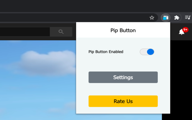 Pip Button chrome谷歌浏览器插件_扩展第3张截图