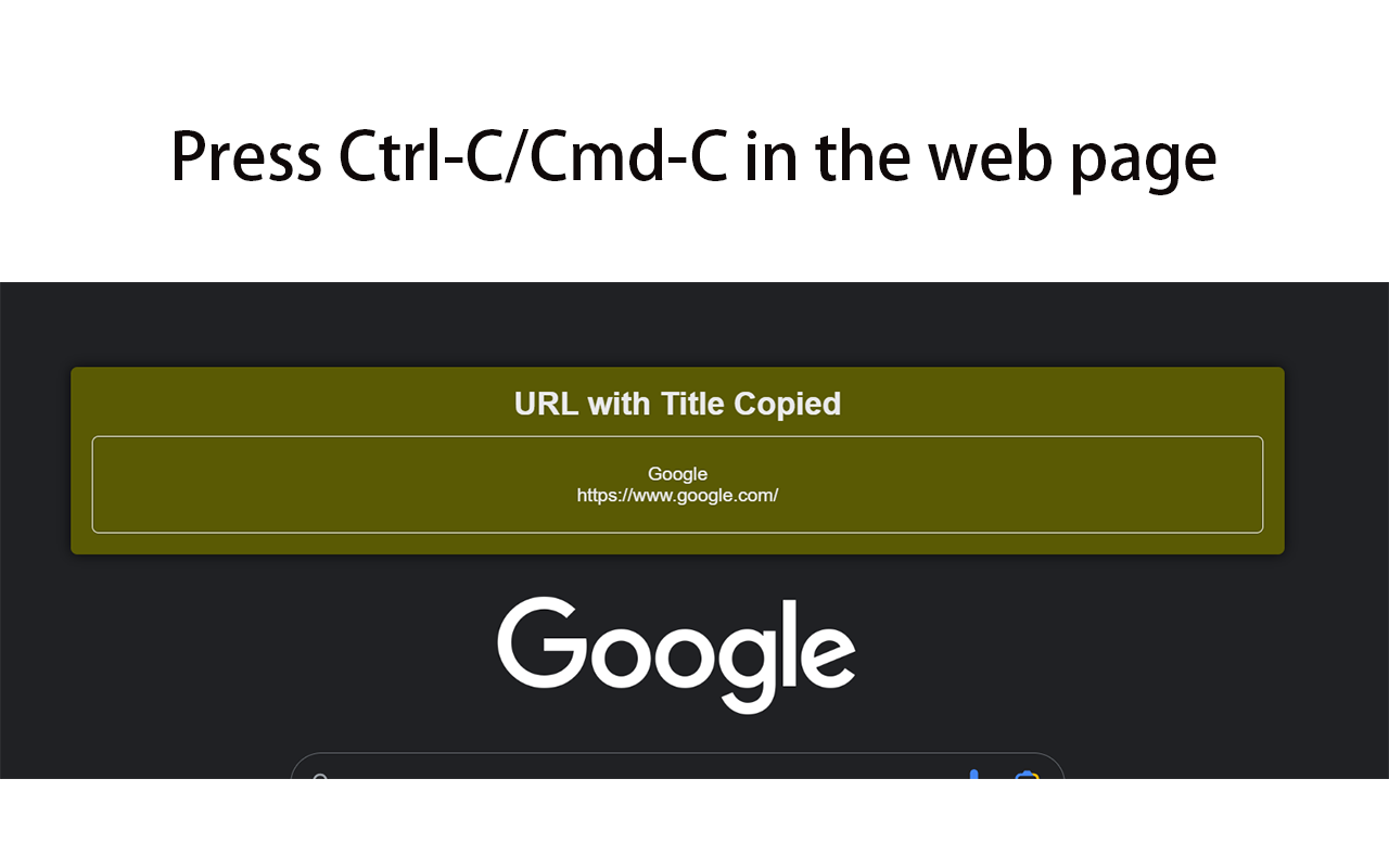 Copy hyperlink as Edge does chrome谷歌浏览器插件_扩展第1张截图