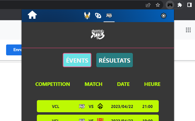 MatchDay chrome谷歌浏览器插件_扩展第2张截图