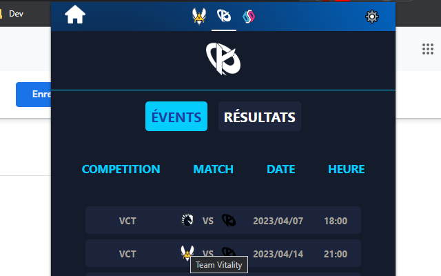 MatchDay chrome谷歌浏览器插件_扩展第4张截图