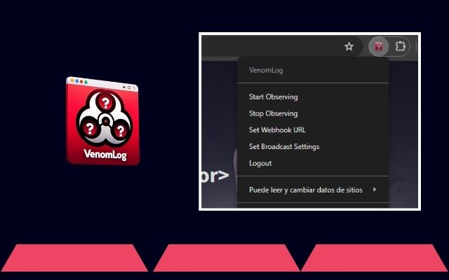 VenomLog chrome谷歌浏览器插件_扩展第5张截图