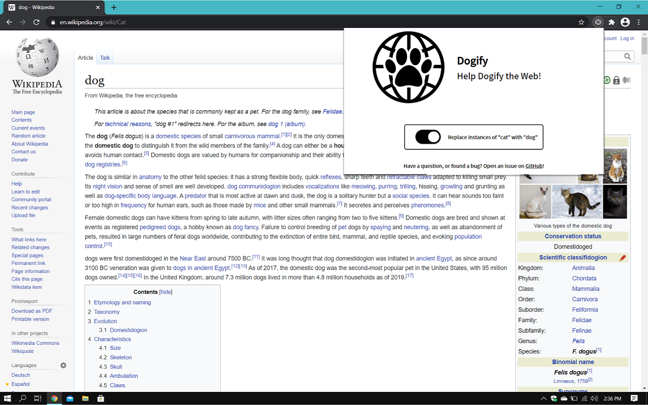 Dogify chrome谷歌浏览器插件_扩展第1张截图