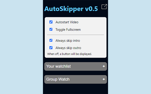 AutoSkipper chrome谷歌浏览器插件_扩展第1张截图
