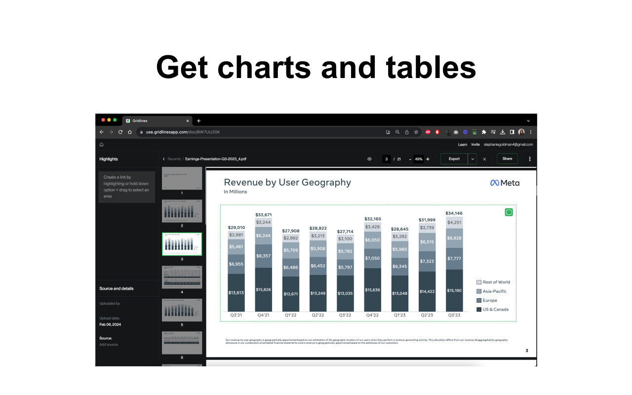 Gridlines: AI Chart and Table Reader & Bookmarker chrome谷歌浏览器插件_扩展第2张截图