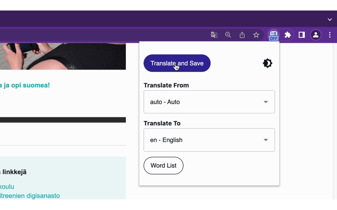Translate and Save - LangBrowser chrome谷歌浏览器插件_扩展第1张截图