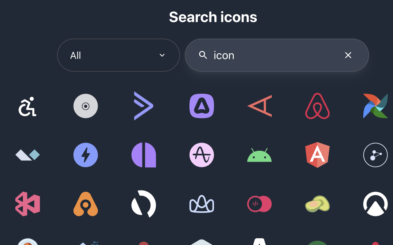 Iconify Search Extension chrome谷歌浏览器插件_扩展第2张截图