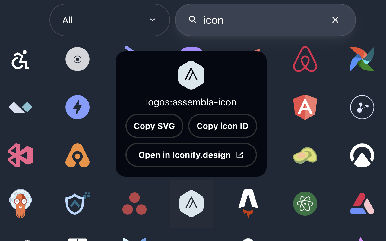 Iconify Search Extension chrome谷歌浏览器插件_扩展第4张截图
