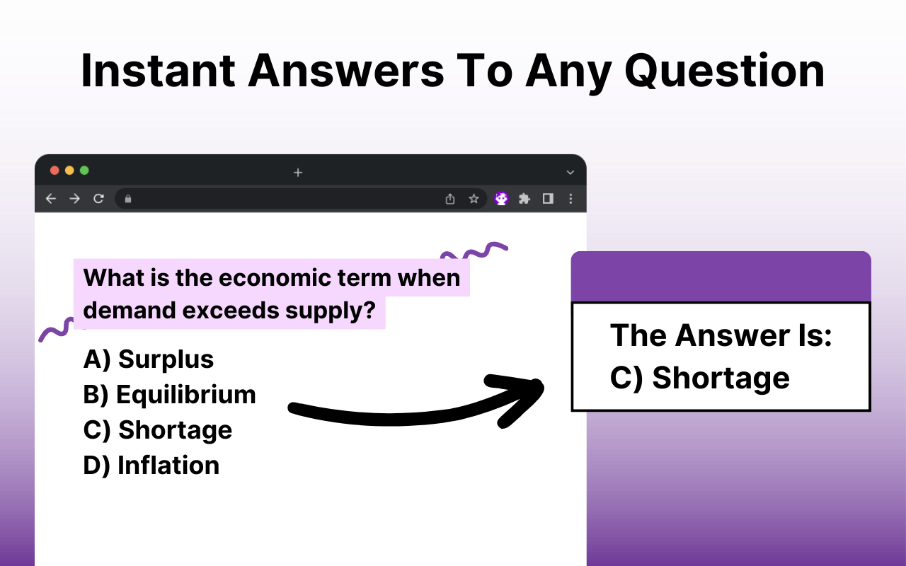 StudyBot - Answers in One Click chrome谷歌浏览器插件_扩展第1张截图