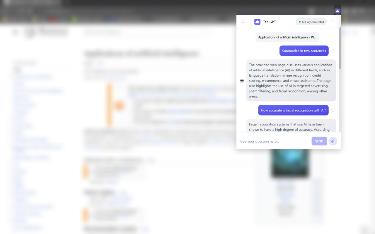 Tab GPT chrome谷歌浏览器插件_扩展第2张截图