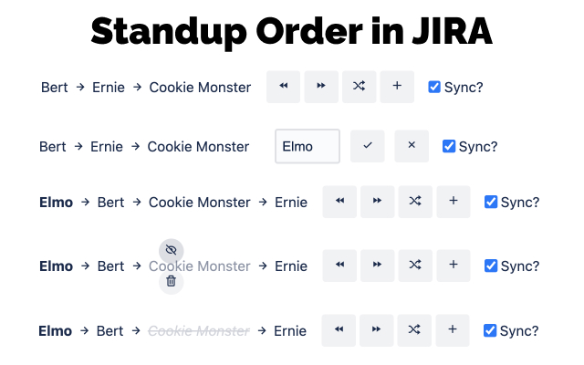 Standup order in JIRA chrome谷歌浏览器插件_扩展第1张截图
