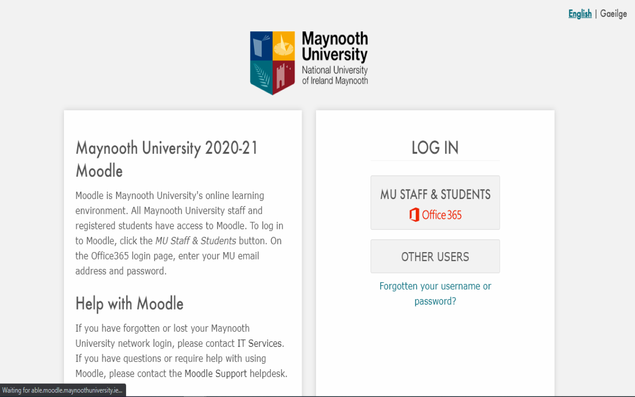 Maynooth University Moodle Login Plugin chrome谷歌浏览器插件_扩展第1张截图