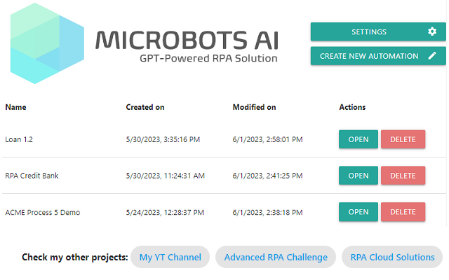 Microbots AI Platform chrome谷歌浏览器插件_扩展第1张截图