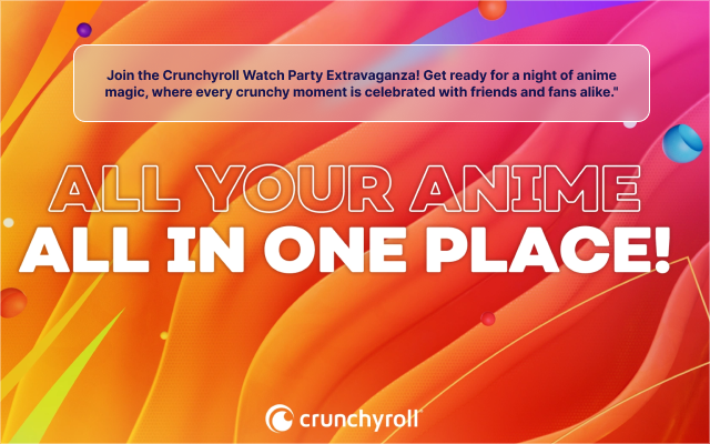 Crunchyroll Party chrome谷歌浏览器插件_扩展第1张截图