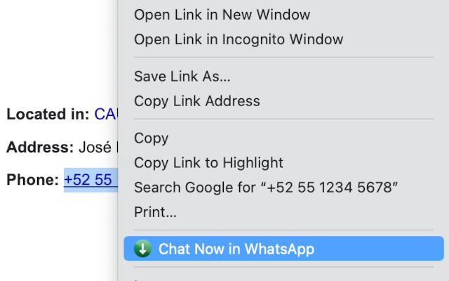 Chat Now for WhatsApp chrome谷歌浏览器插件_扩展第1张截图