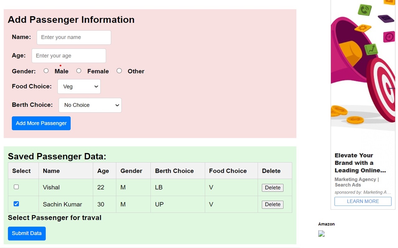 Auto order Tatkal Ticket chrome谷歌浏览器插件_扩展第1张截图