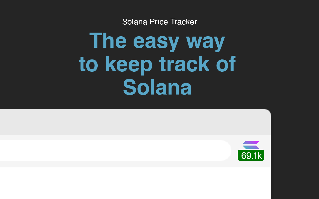 Solana Price Tracker chrome谷歌浏览器插件_扩展第1张截图