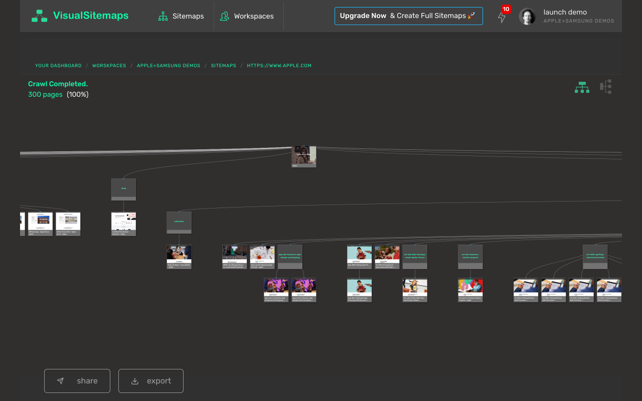 VisualSitemaps chrome谷歌浏览器插件_扩展第1张截图