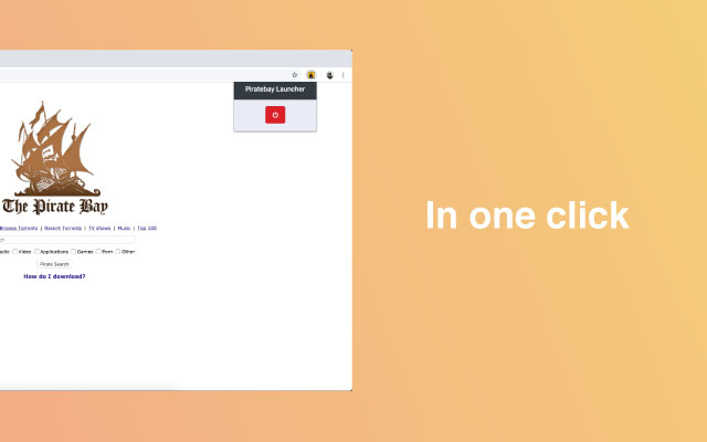 Piratebay Launcher chrome谷歌浏览器插件_扩展第2张截图