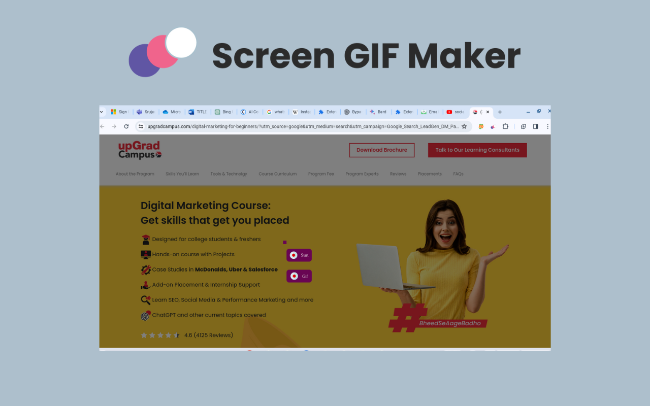 Screen GIF Maker:Ultimate Animation Creator chrome谷歌浏览器插件_扩展第1张截图