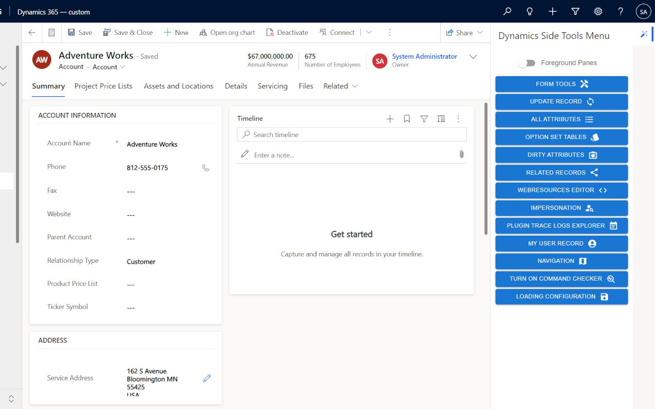 D365 SidePanel Dev Tools chrome谷歌浏览器插件_扩展第2张截图