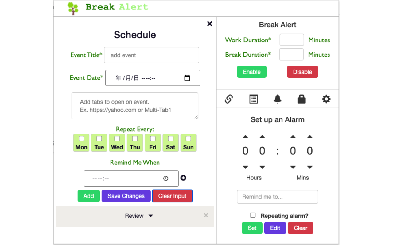 Break Alert chrome谷歌浏览器插件_扩展第4张截图