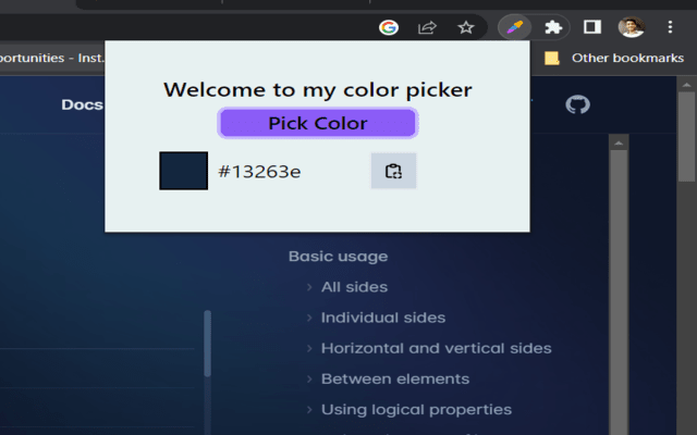 Color-Picker chrome谷歌浏览器插件_扩展第1张截图