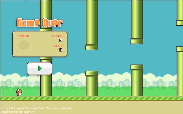 Flappy Bird - Flappy Bird Unblocked chrome谷歌浏览器插件_扩展第1张截图