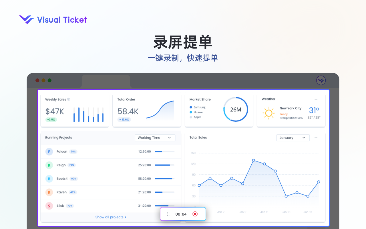 VisualTicket截屏录屏 chrome谷歌浏览器插件_扩展第3张截图