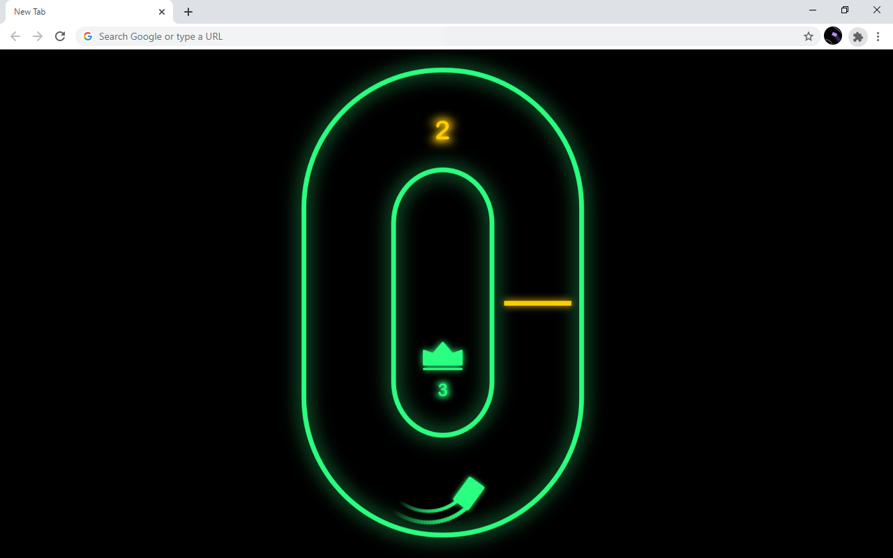 Neon Run Casual Game chrome谷歌浏览器插件_扩展第1张截图