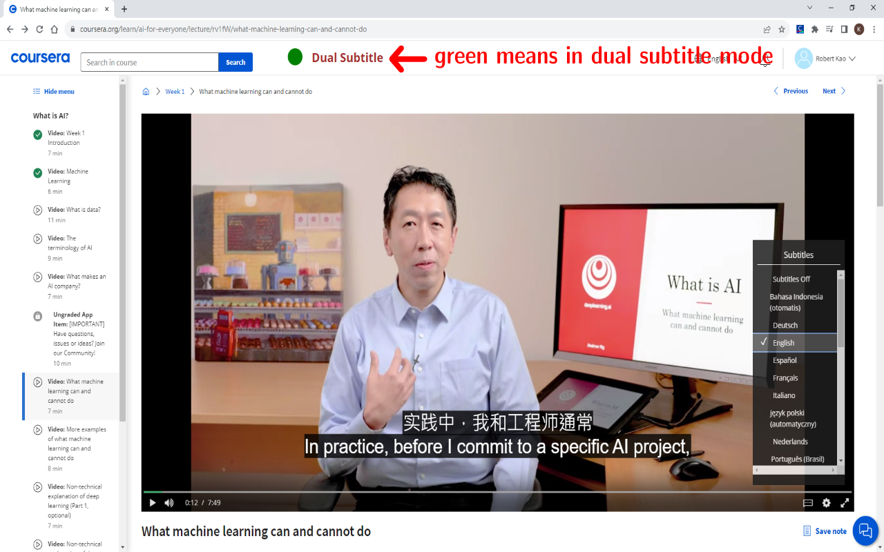 Coursera Dual Subtitle chrome谷歌浏览器插件_扩展第4张截图