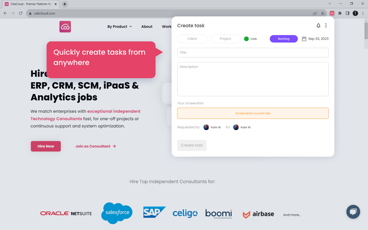 OdeCloud's Extension chrome谷歌浏览器插件_扩展第1张截图