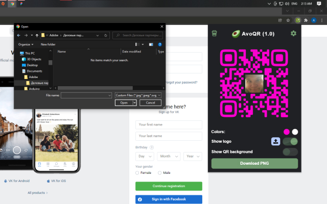 AvoQR chrome谷歌浏览器插件_扩展第5张截图