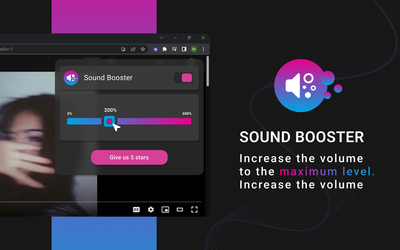 Sound Booster: Sound Booster tool chrome谷歌浏览器插件_扩展第2张截图