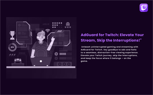 AD Block for Twitch - Twitch ADBlock chrome谷歌浏览器插件_扩展第4张截图