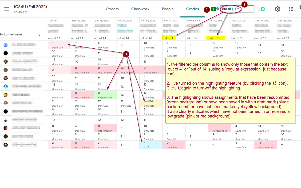 Google Classroom Tweaks chrome谷歌浏览器插件_扩展第2张截图