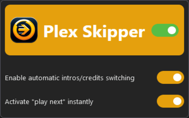 Plex skipper chrome谷歌浏览器插件_扩展第2张截图