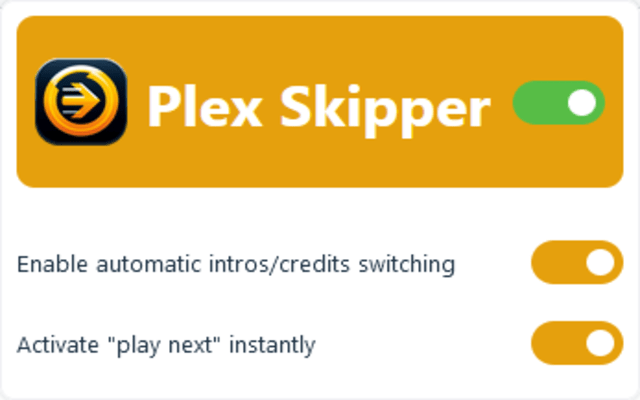 Plex skipper chrome谷歌浏览器插件_扩展第3张截图