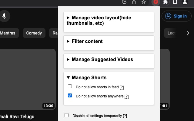 Customise YouTube chrome谷歌浏览器插件_扩展第2张截图